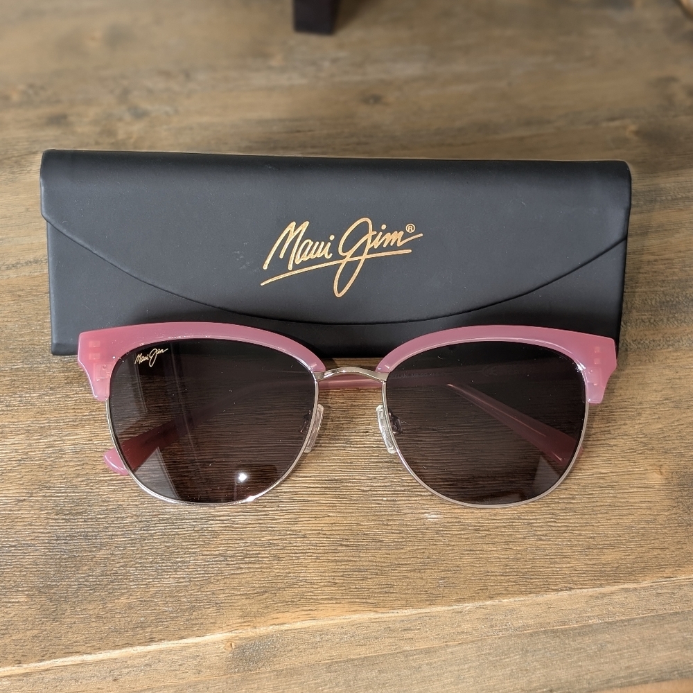 Maui Jim Lokelani Polarized Sunglasses Bubblegum Rose Gold
